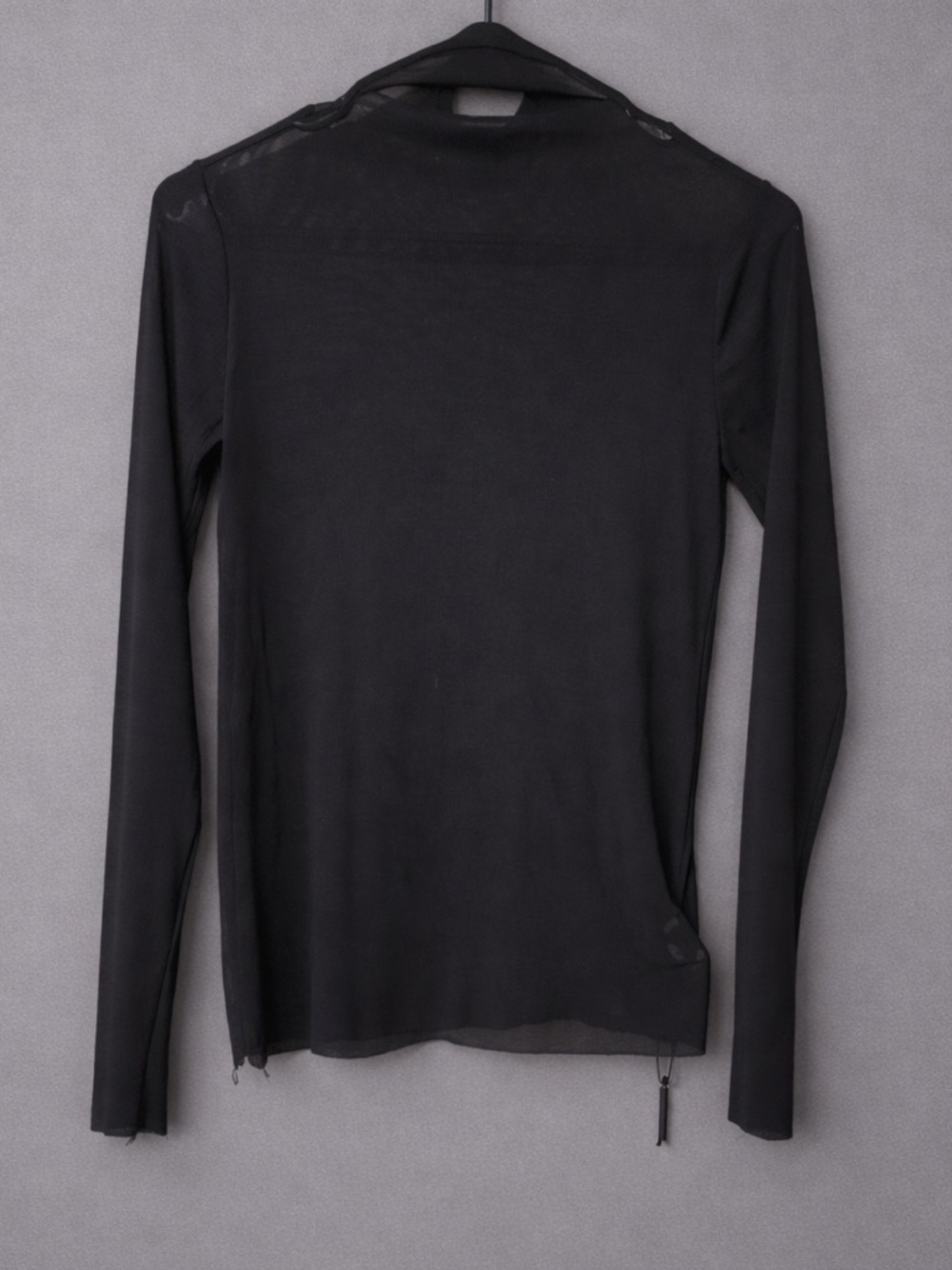 Micas Black Sheer Long sleeve top. 5/25